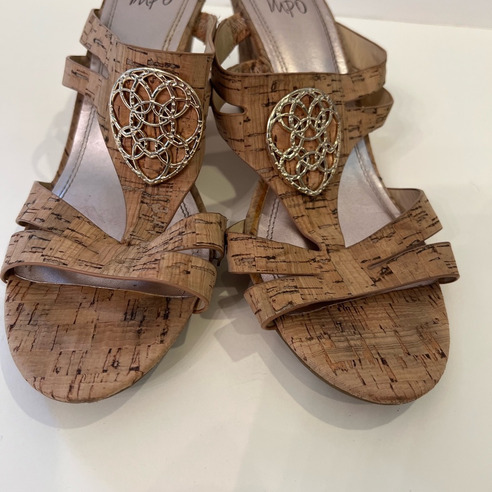 Impo cork dress sandals.